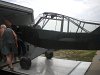 Unloading the fuselage